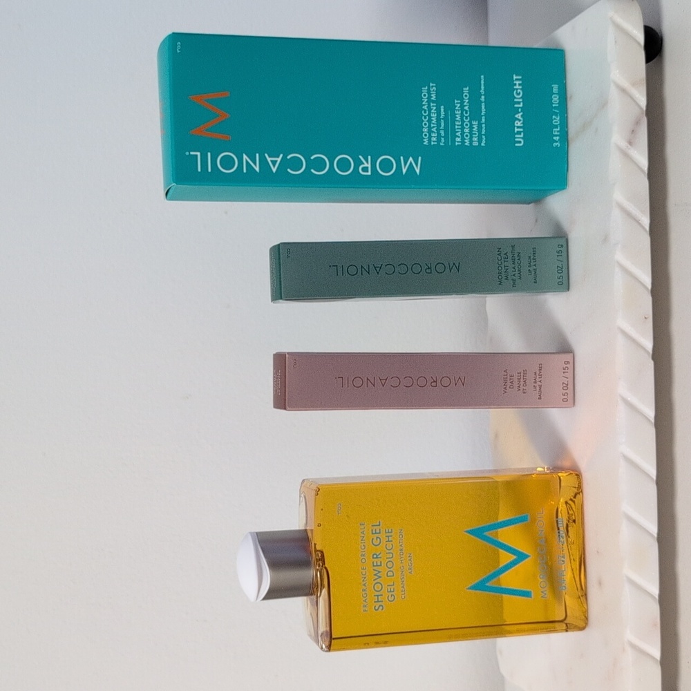Moroccanoil Ultra-Light Treatment Set - Teal, Pink, Green